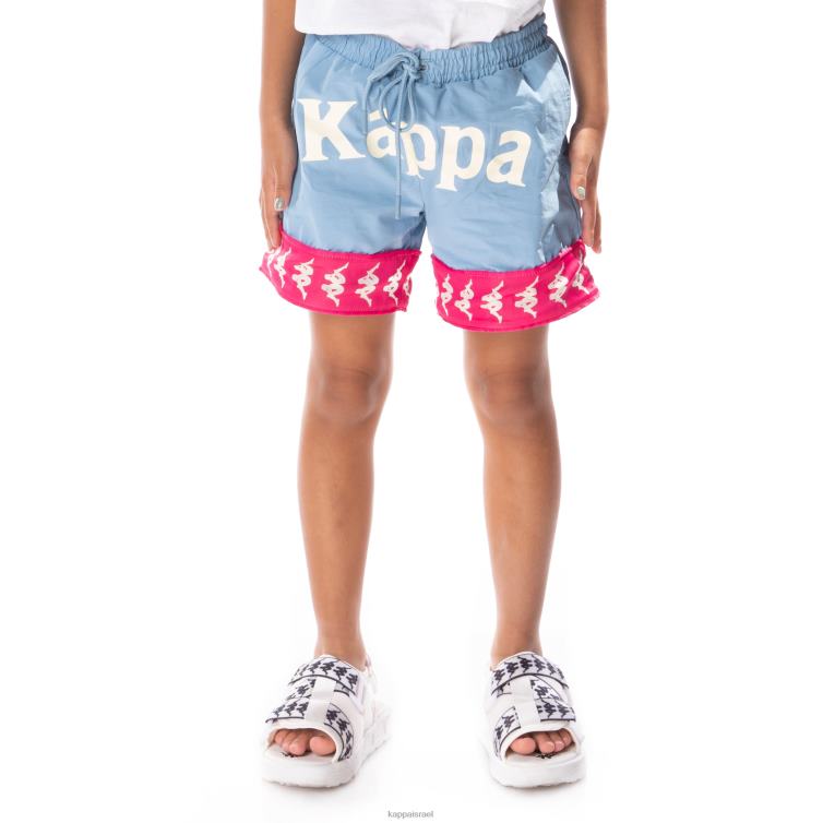 Kappa ילדים מכנסיים קצרים לילדים 222 בנדה קלאבש 3 ורוד תכלת ZHHRF802