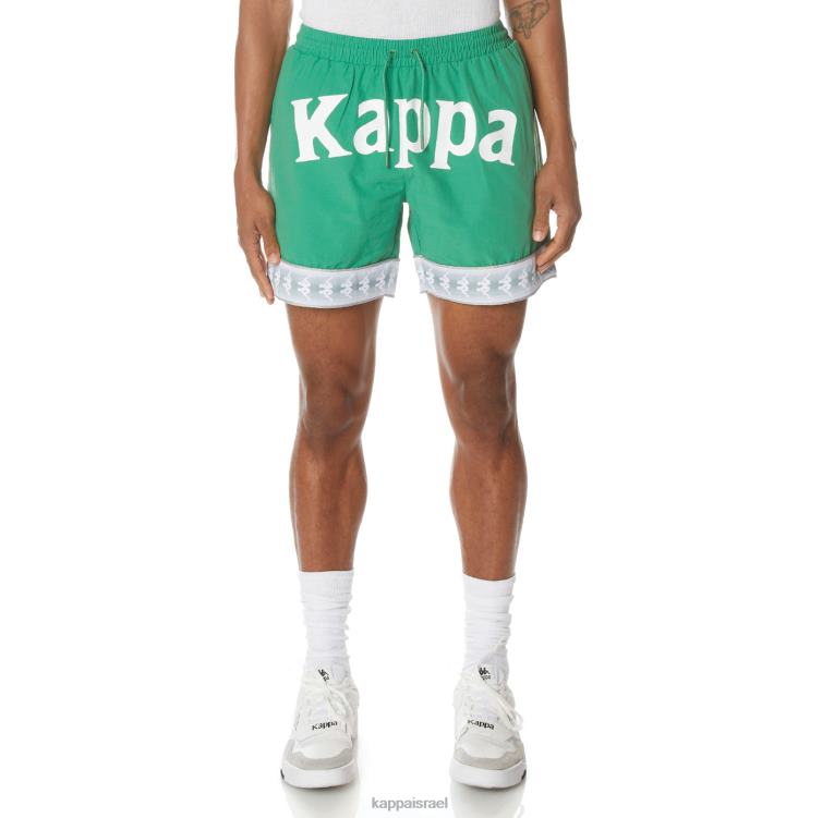 Kappa גברים מכנסי ים קצרים 222 בנדה קלבנד ירוק ZHHRF241