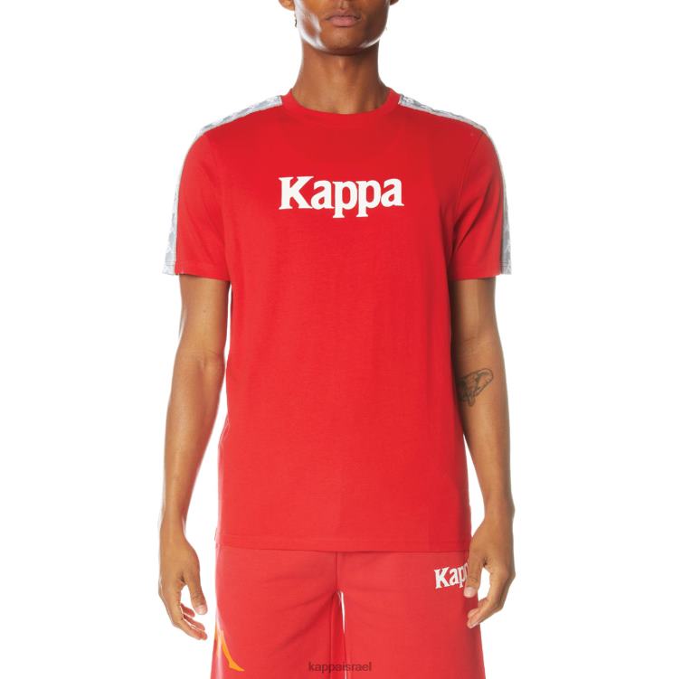 Kappa גברים חולצת טריקו 222 banda dabst אָדוֹם ZHHRF141