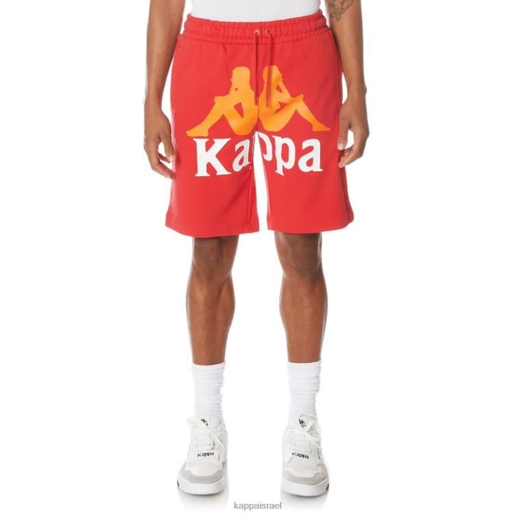 Kappa גברים מכנסי אנג'ואן קצרים אותנטיים אָדוֹם ZHHRF242