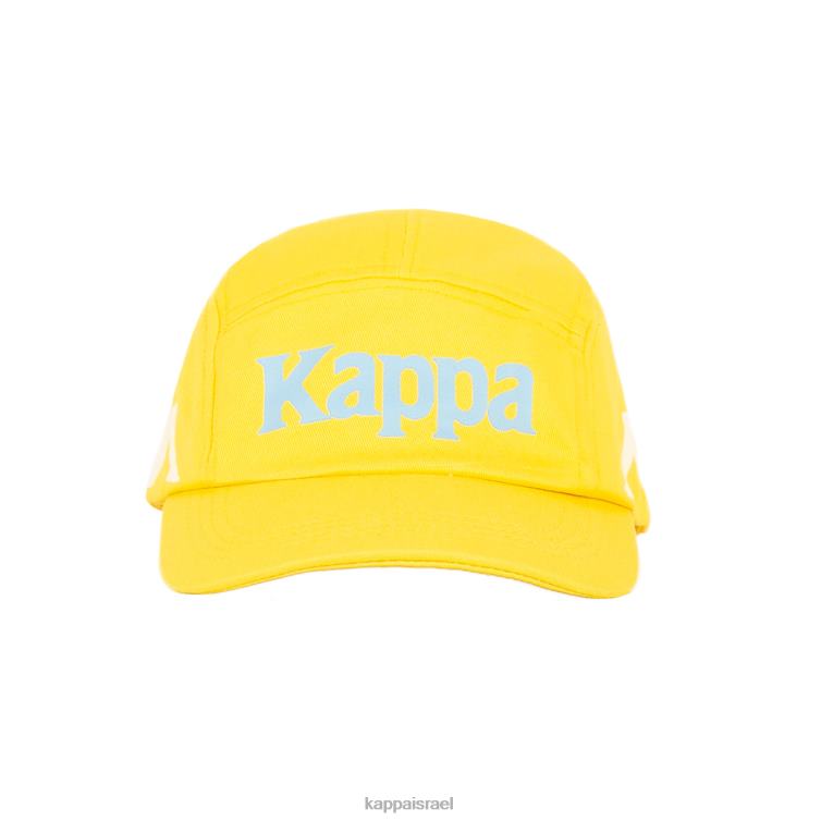 Kappa לִשְׁנֵי הַמִינִים כובע אנפרי אותנטי צהוב תכלת ZHHRF304