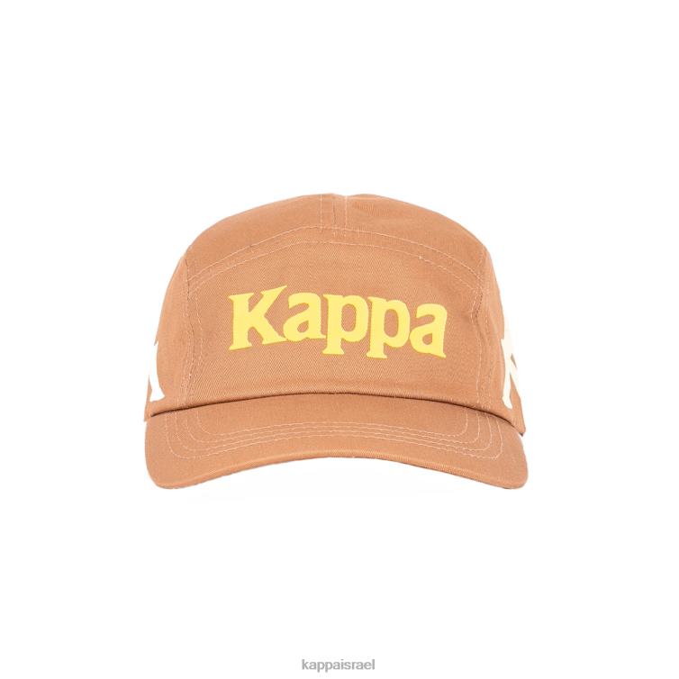 Kappa לִשְׁנֵי הַמִינִים כובע אנפרי אותנטי חום צהוב ZHHRF305