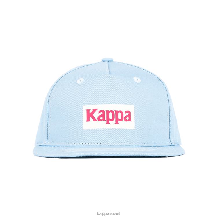 Kappa לִשְׁנֵי הַמִינִים כובע טורנדו גרפי אותנטי ורוד תכלת ZHHRF309