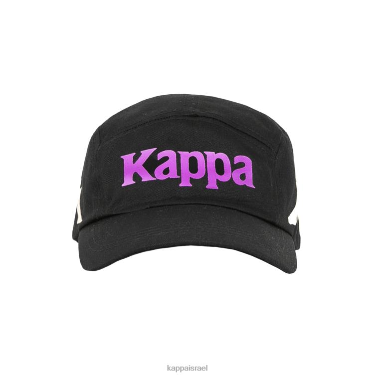 Kappa לִשְׁנֵי הַמִינִים כובע אנפרי אותנטי חול עשן שחור ZHHRF314