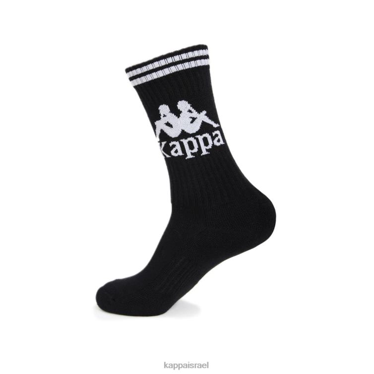 Kappa לִשְׁנֵי הַמִינִים גרבי אסטר אותנטיות חבילה אחת לבן שחור ZHHRF353