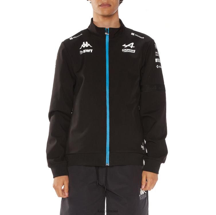 Kappa גברים מעיל ambacy alpine f1 שָׁחוֹר ZHHRF76