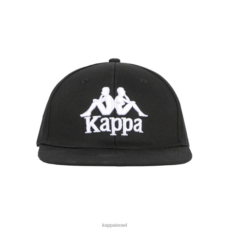 Kappa לִשְׁנֵי הַמִינִים כובע bzadem אותנטי לילדים עשן שחור ZHHRF293