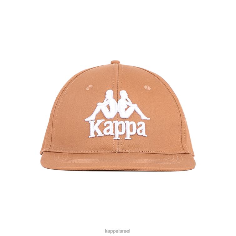 Kappa לִשְׁנֵי הַמִינִים כובע bzadem אותנטי חול חום ZHHRF306