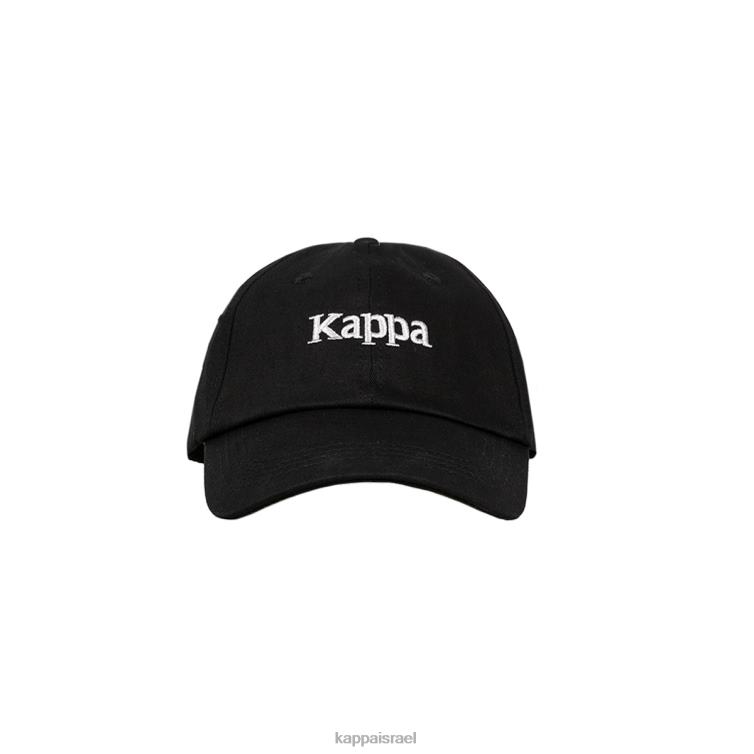 Kappa לִשְׁנֵי הַמִינִים כובע hoogeveen אותנטי עשן שחור ZHHRF294