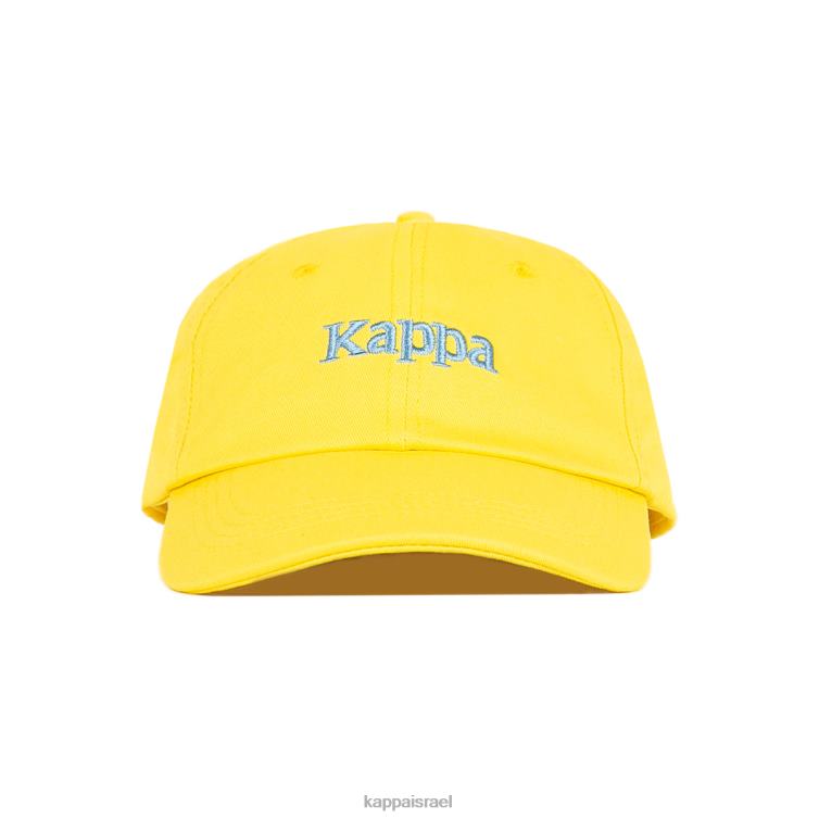 Kappa לִשְׁנֵי הַמִינִים כובע hoogeveen אותנטי צהוב תכלת ZHHRF302