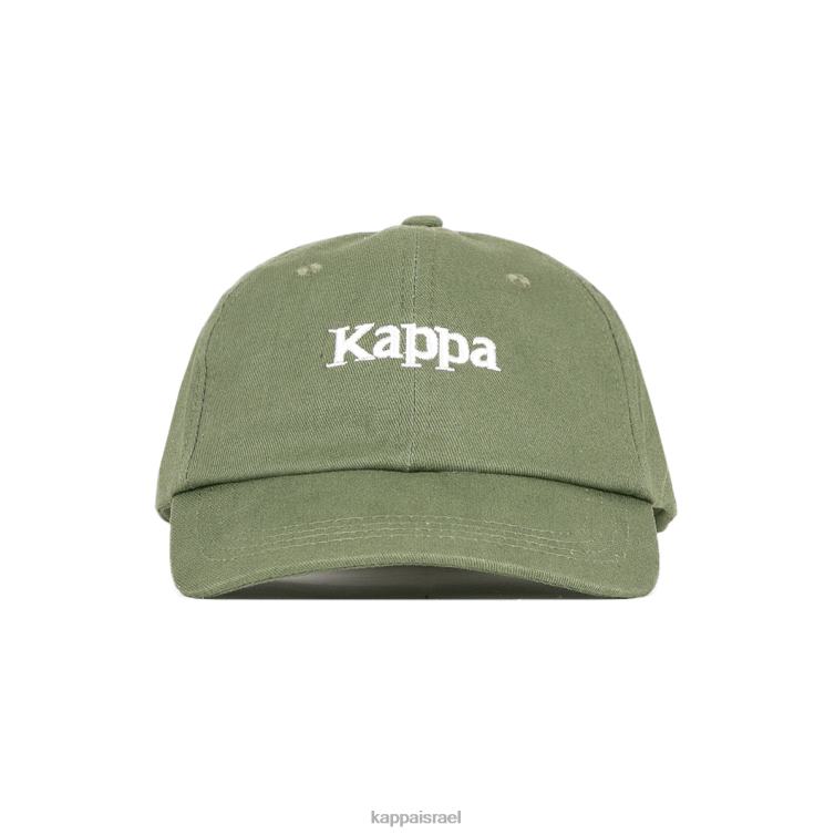 Kappa לִשְׁנֵי הַמִינִים כובע hoogeveen אותנטי זית ירוק ZHHRF333
